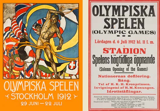 REklam inför OS 1912